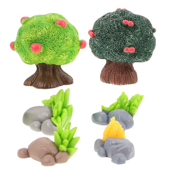 STRANDCHIC garden miniatures Mini Eco Bottle Resin Decoration for Indoor and Outdoor 6PCS