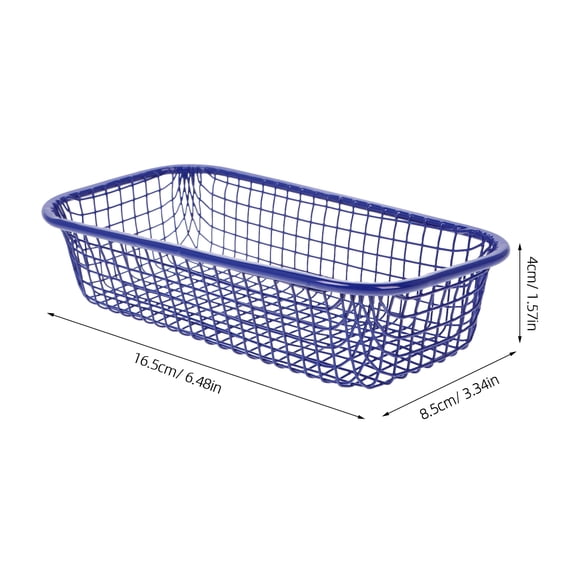 STRANDCHIC Iron Wire Basket with Breathable Mesh for Home, Office, Kitchen Storage and Organization Solutions