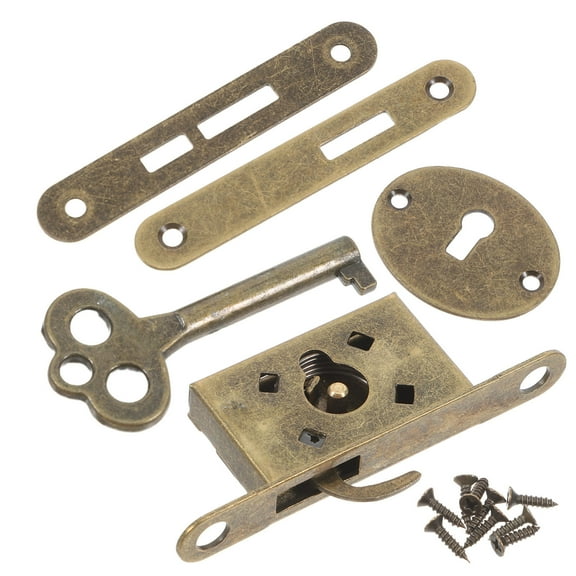 STRANDCHIC Jewelry Box Lock Latch Set, Iron Zinc Alloy Storage Hardware for Secure Closure