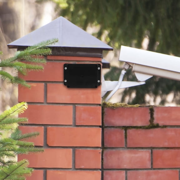 STRANDCHIC Outdoor Electrical Box in Black Plastic for Switch and Junction Use, and Versatile