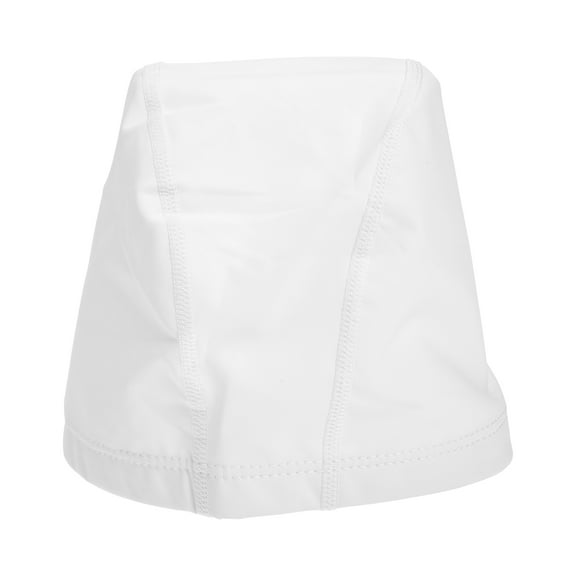 STRANDCHIC Elastic White Swimmer Hat Lightweight and Flexible for Comfortable Swimming