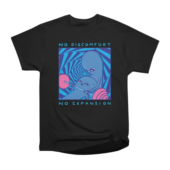 STRANGE PLANET NO DISCOMFORT NO EXPANSION STRANGE TIMES EDITION T-Shirt Tee Gift For Him M
