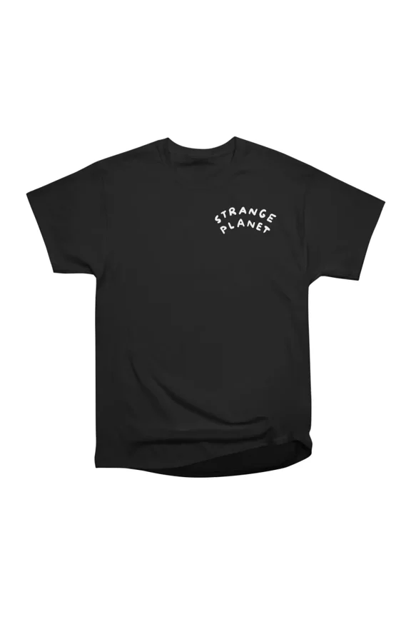 STRANGE PLANET POCKET LOGO T-Shirt Tee Gift For Him Merch For Her Apparel For Friend