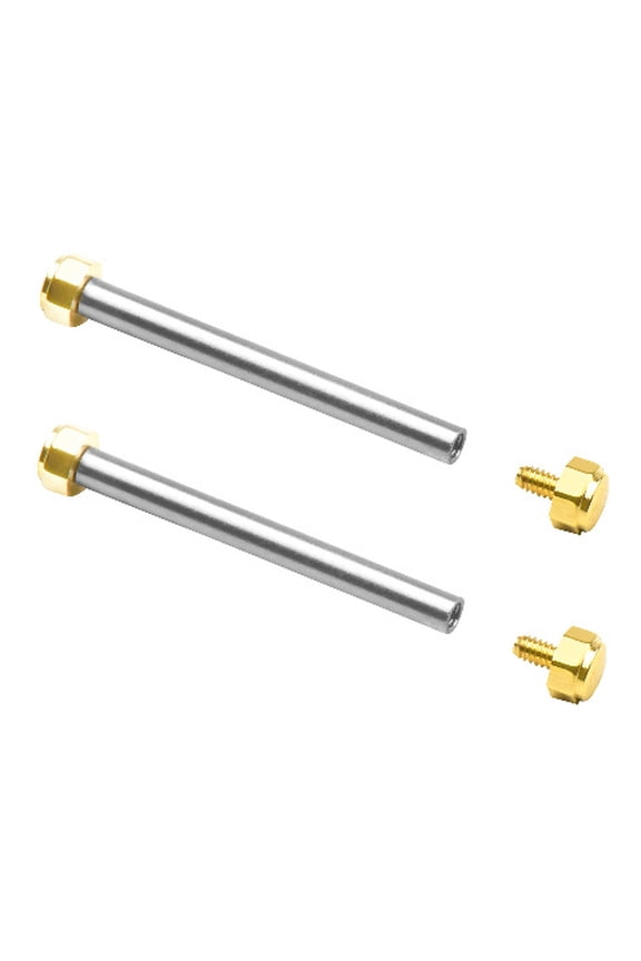 STRAP SCREW & TUBE (PINS) FOR MICHAEL KORS MK5128 MK5896 MK5353 MK5354 19MM GOLD