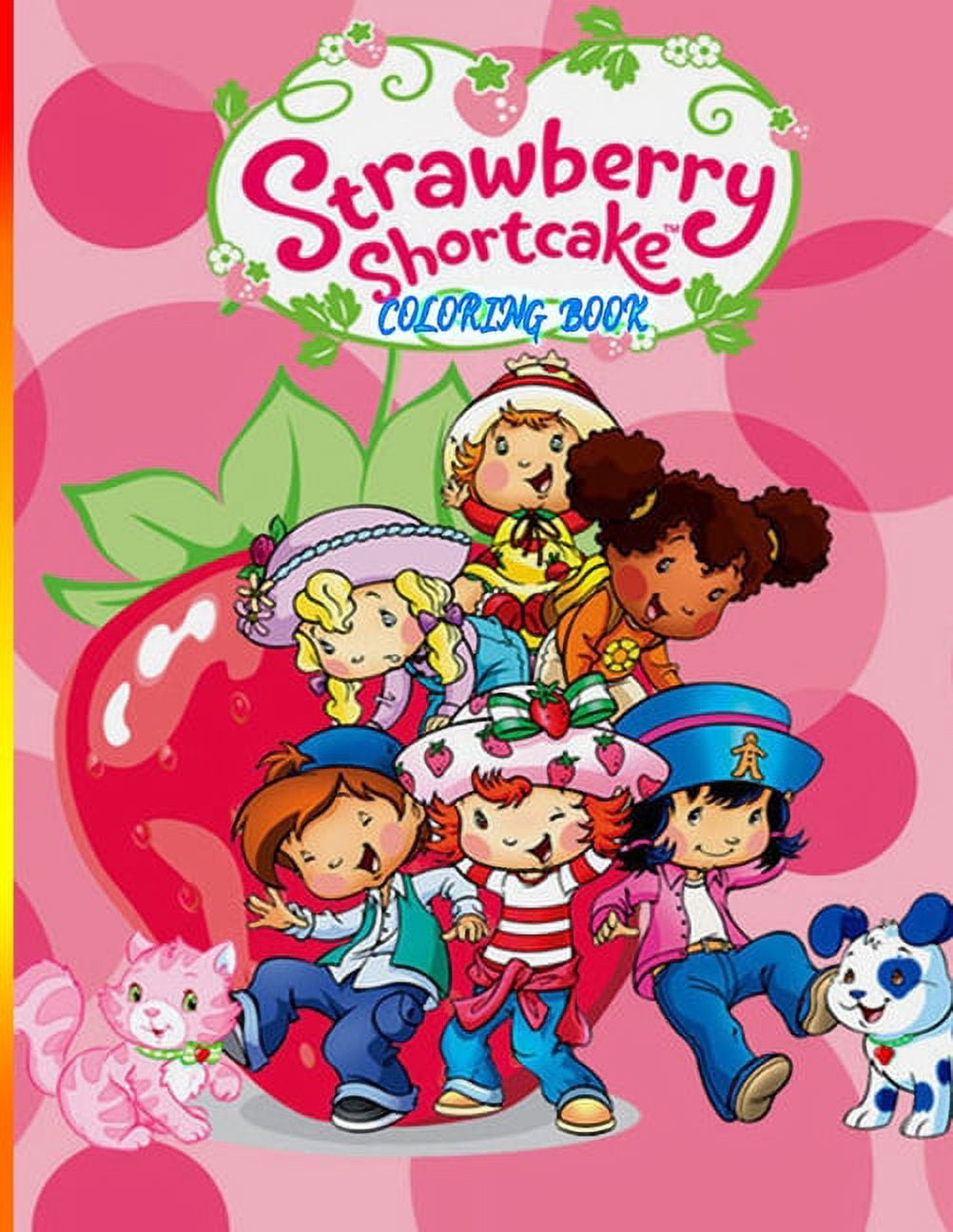 Strawberry Shortcake Coloring Book Personalized Photo Kids First Birth –  Sugar Coated Soirees, LLC