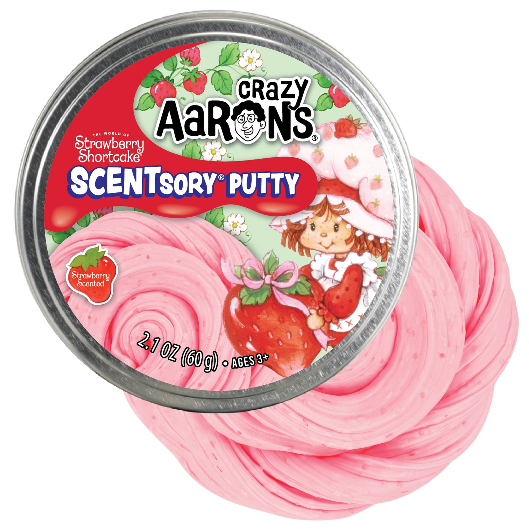 Crazy Aarons SCENTsory Putty, Strawberry Shortcake, Pink, Ages 3 and Up