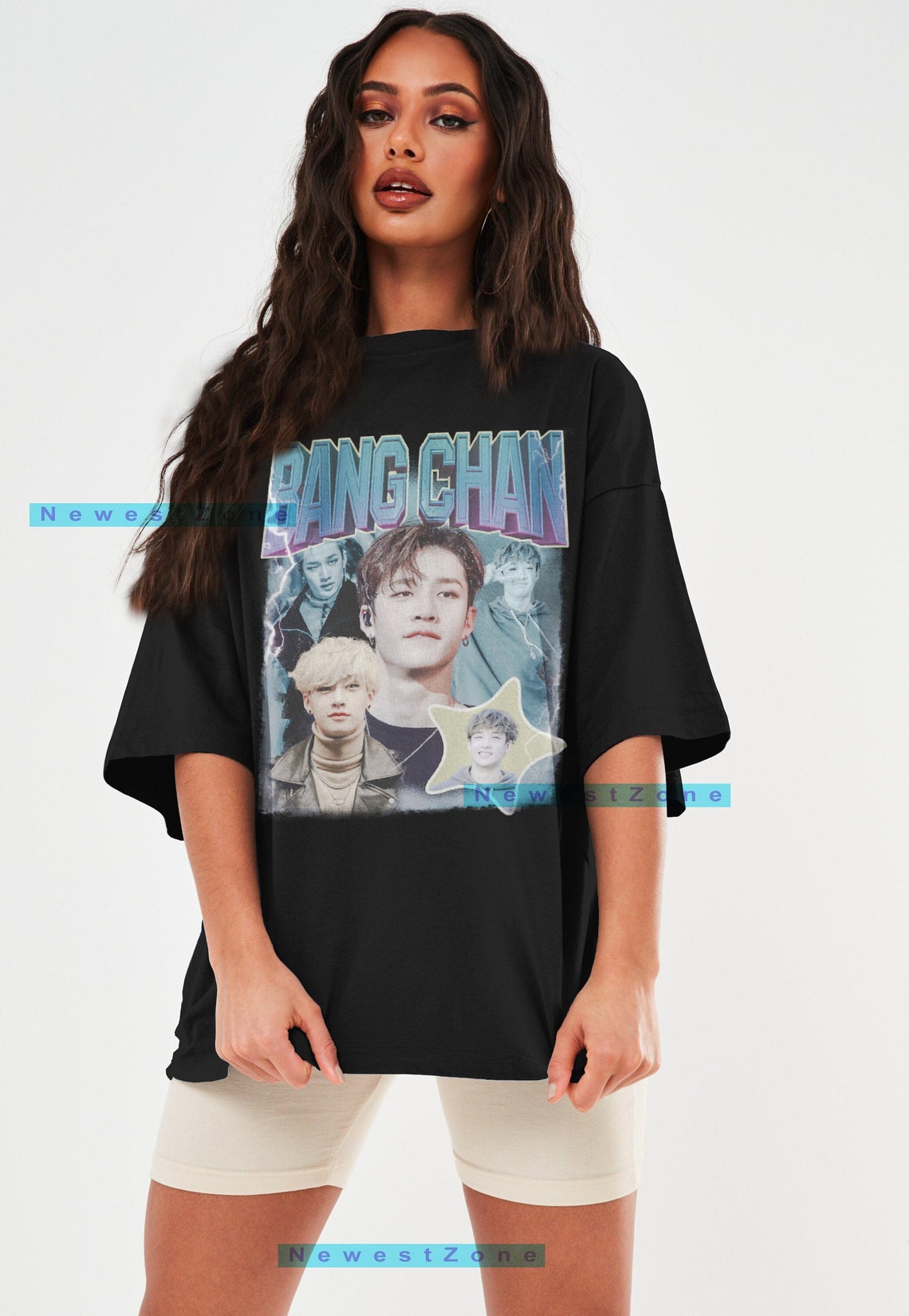 STRAY KIDS BANGCHAN Shirt Stray Kids Grub Boy Band kpop Graphic Tee