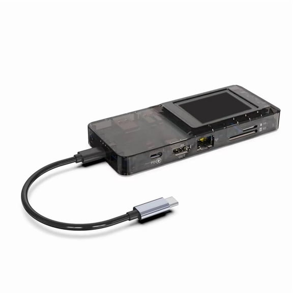 STREAM DEC Desk Setup Visual Docking Station with Custom Touch Screen Keys