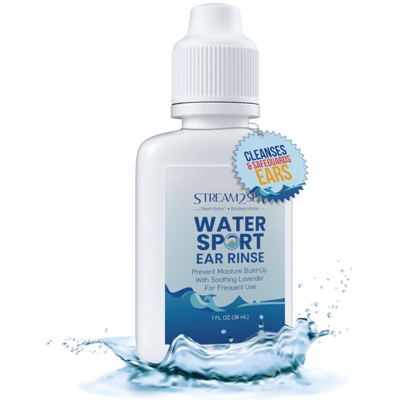 Stream 2 Sea Ear Drops for Water Activities Paraben-Free Ear Drying Drops, 1 fl oz