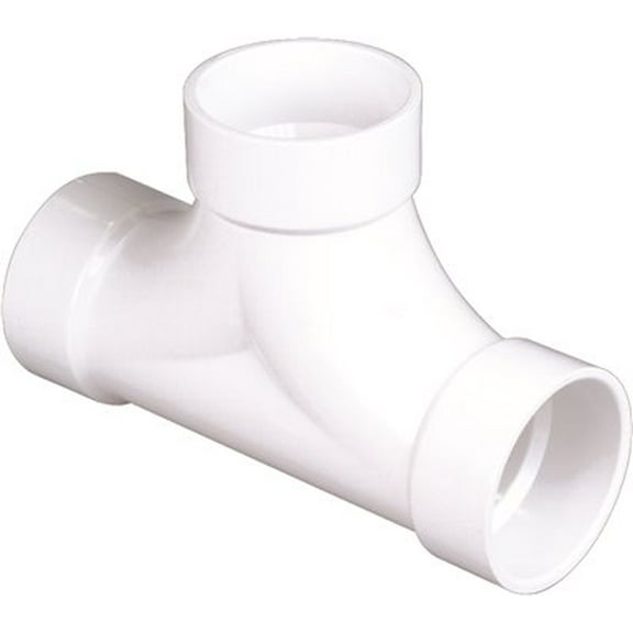 STREAMLINE DWV PVC 2-WAY CLEANOUT TEE, 4 IN. per 3 Each