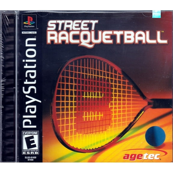 STREET RACQUETBALL - Original Playstation One Racket Game