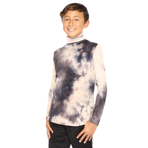 STRETCH IS COMFORT Oh So Soft Boy's Long Sleeve Poly Spandex Turtleneck| Size 2T- 16