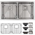 thumbnail image 1 of STRICTLY Sinks 32" Double Bowl Undermount Kitchen Sink - 16 Gauge Stainless Steel Silver Finish, 1 of 6
