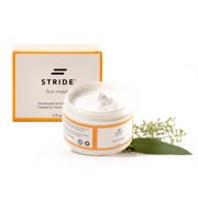 STRIDE Dermatologist Developed and Clinically Tested Foot Moisturizing Cream for Rough Cracked Heels with Aloe Vera, Coconut oil and Green Tea, 4 oz