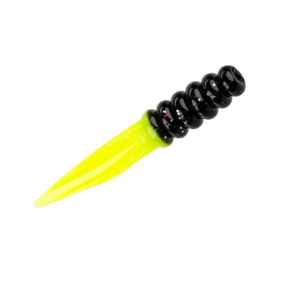 STRIKE KING Mr. Crappie Slab Slanger - Tuxedo Black-Chartreuse