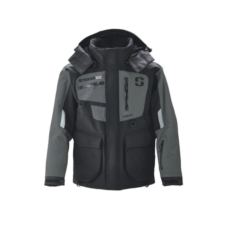 Striker Ice Climate Jacket - Black/Gray - 4XL