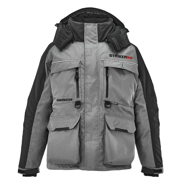 STRIKER ICE Adult Male Hardwater Jacket Color Gray Black Size 5XLT 3200515 Walmart