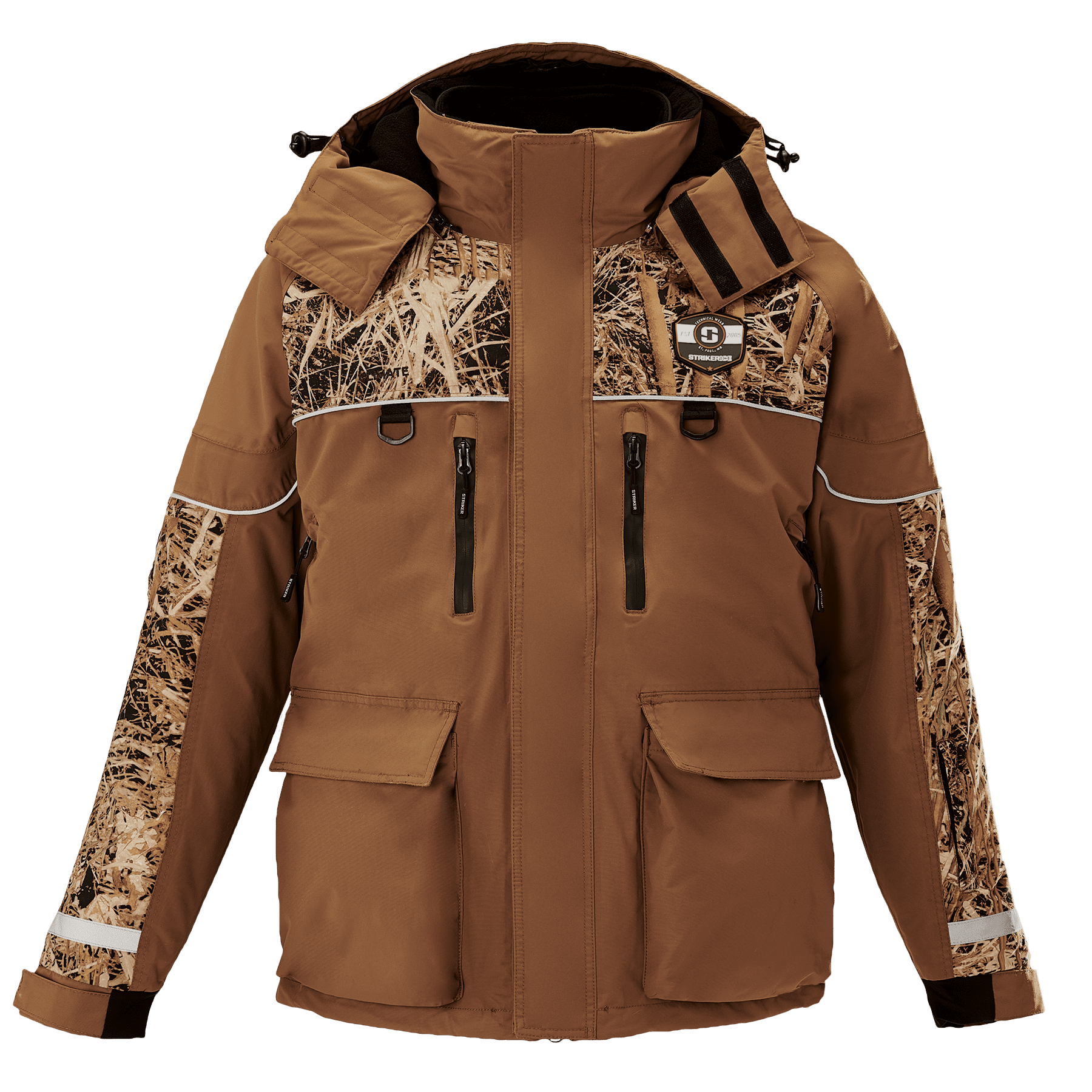 STRIKER ICE SI Climate Jacket, Brown/Camo, S (116092)