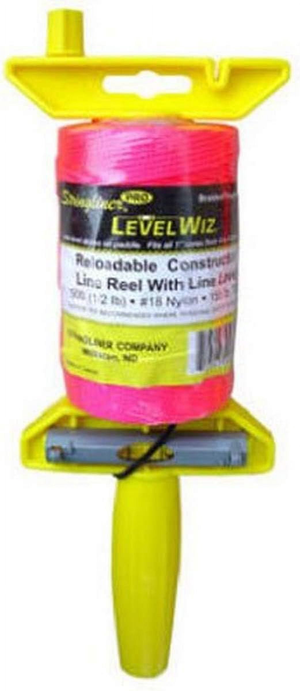STRINGLINER COMPANY 24462 Stringliner LevelWiz Reel 500' BR FL. PK, 500 ...