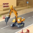 thumbnail image 1 of STROLA Simulation Engineering Toy for 3+ Year Old B-oys, 360° Rotating Excavator with Lights & Realistic Sounds, Interchangeable Robotic Arm, 1 of 6