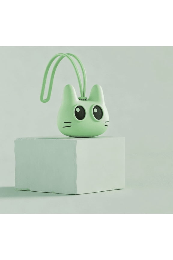 Slow Rising Silicone Squeeze Cat Toy, Cute Fidget Keychain for Stress Relief
