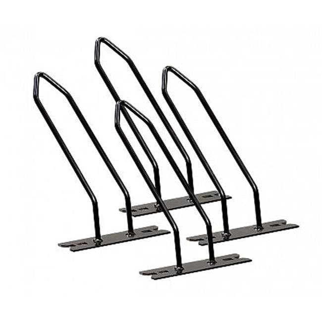 Universal Black Steel Hitch-Mounted 2-Bike Rack Adapter