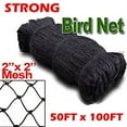 thumbnail image 1 of STRONG 50ft x 100ft Nylon 2-Inch Mesh Anti Bird Poultry Netting for Fruit Trees Used As Bird Netting for Chicken Coop, Garden Netting, Plant Netting, Tree Protectors, Aviary Netting, 1 of 4