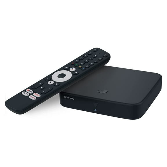 STRONG SRT420 Hybrid Streaming Box Android TV + TNT, 4K, HDR, Dolby Vision, Dolby Atmos, Chrome
