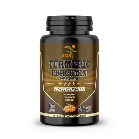 STRONG TURMERIC 95% CURCUMIN 10,000mg TUMERIC PILLS ANTIOXIDANT 60 CAPSULES