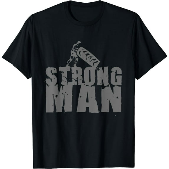 STRONGMAN T SHIRT Powerlifting Gym Strength Training T-Shirt