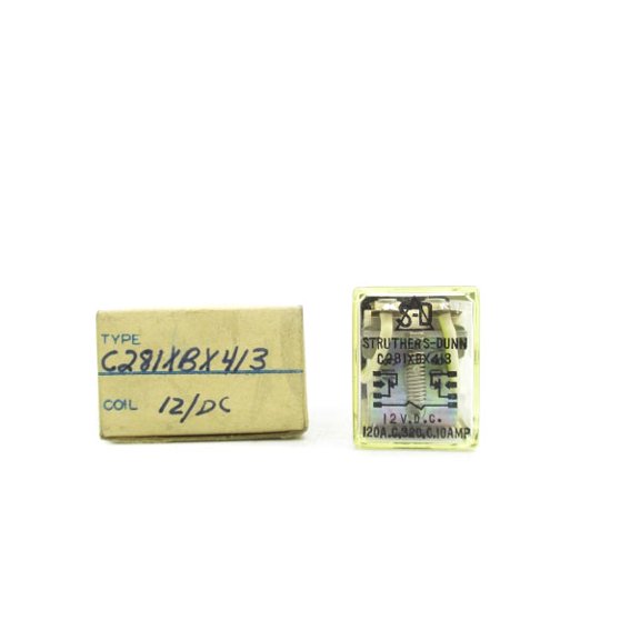 STRUTHERS DUNN C281XBX413 12VDC 10A NSMP