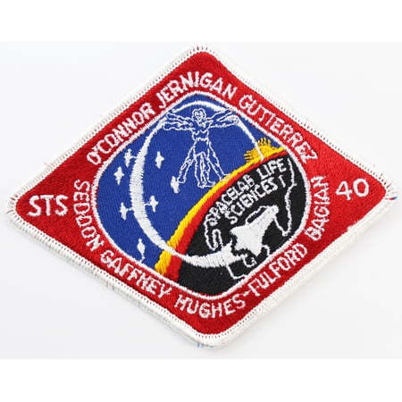 STS 40 NASA's Twelfth Columbia Shuttle flight Mission Crew Space Patch