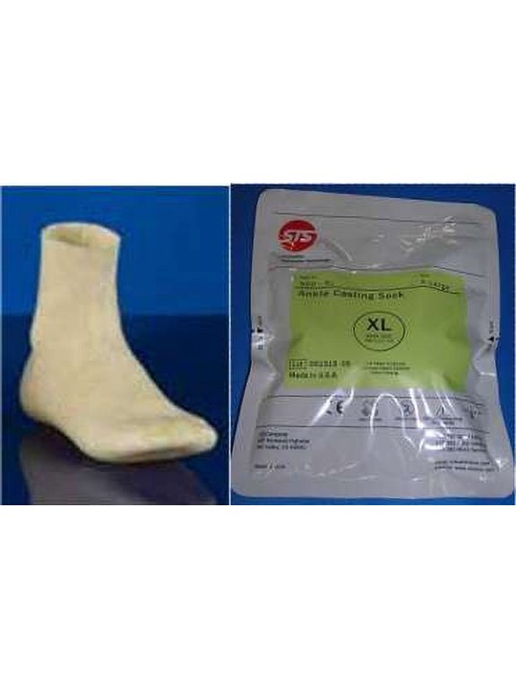 Foot Orthotics Casting Impression Ankle Sock Foot Mold 900-XL X-LARGE - ONE SOCK