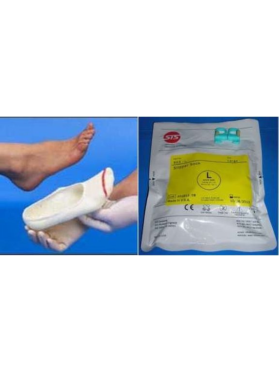 Foot Orthotics Casting Impression Slipper Socks Foot Molds 903-L LARGE - ONE PAIR