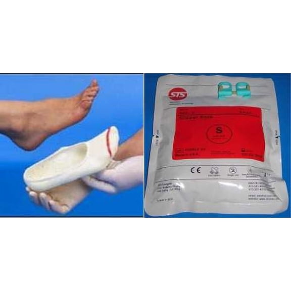 STS Foot Orthotics Casting Impression Slipper Socks Foot Molds 903-S SMALL - ONE PAIR