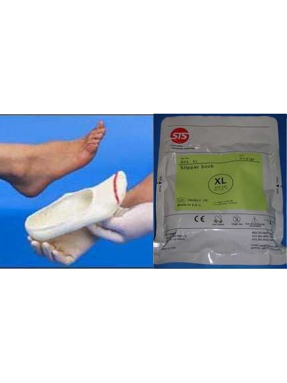 Foot Orthotics Casting Impression Slipper Socks Foot Molds 903-XL X-LARGE - ONE PAIR