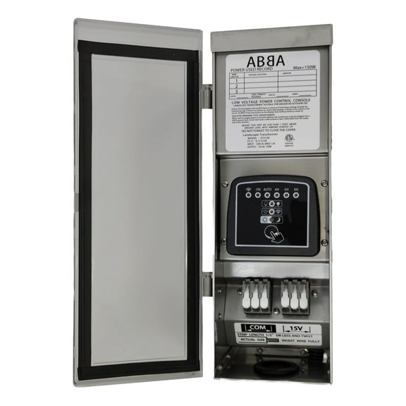 STS150 150W Digital 15V Low Voltage Transformer with Photocell & Timer IP65