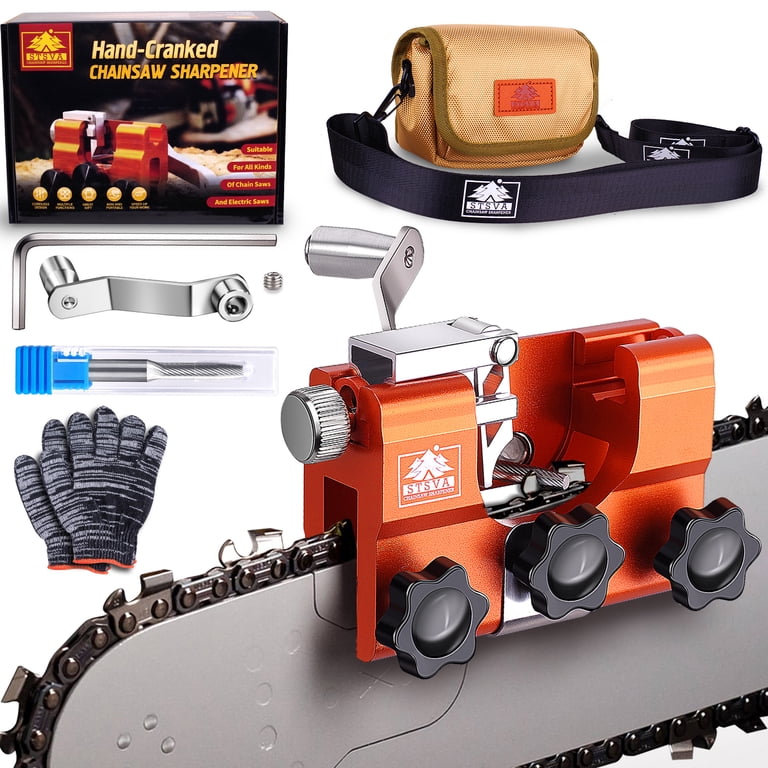 120V Chain Saw Sharpener Tool Electric Chainsaw Sharpener Kit With ...