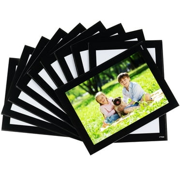 STTMGN 4”x6” Magnetic Picture Frame with Black Border, 10 Pack