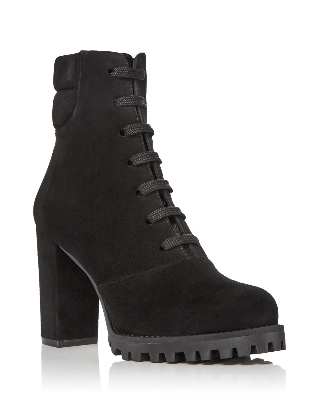 Black combat boots with heel online