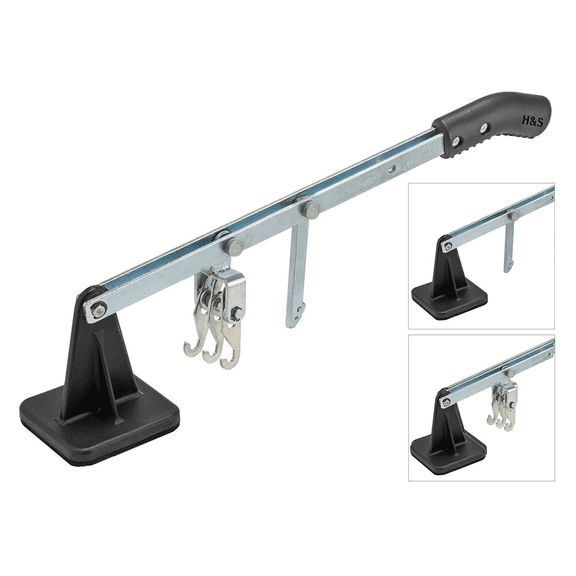 H&S AutoShot UNI-7600-01 Dent Pull Lever Tool 18-inch with 3-Finger Claw and Single Stud Extension