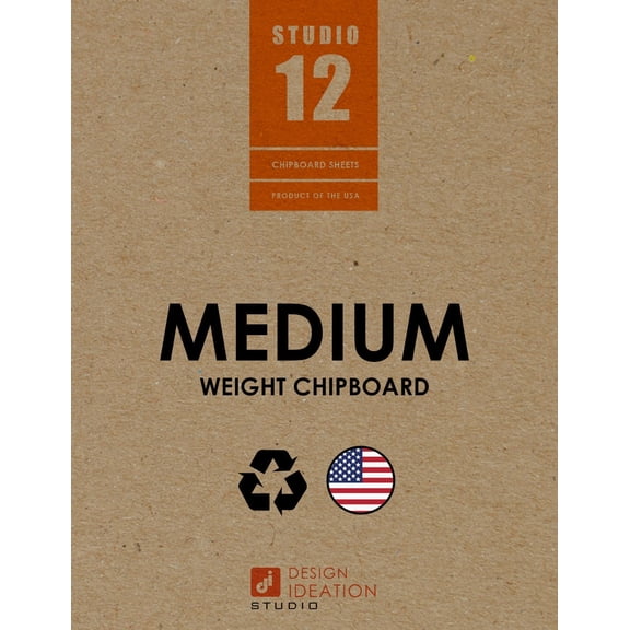 STUDIO 12 Chipboard Sheets. 6" x 9". MEDIUM .030”
