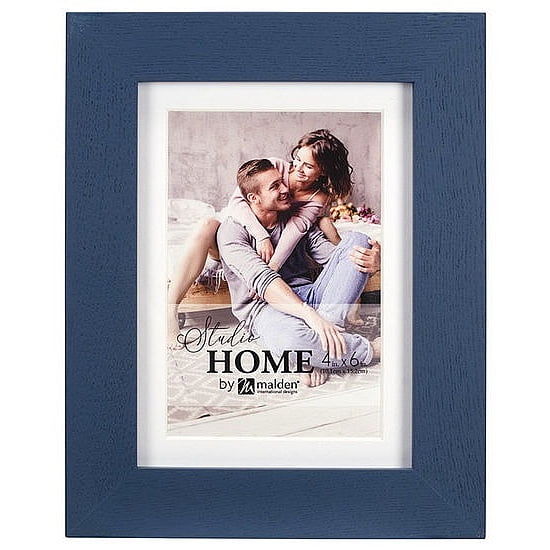 STUDIO BLUE Matted 5x7 4x6 frame by Malden Designs - 4x6