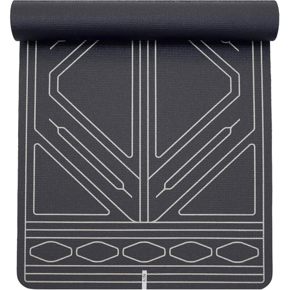 STUDIO NOMAD Premium Yoga Mat  6mm Cushioned, Non-Slip, Double-Sided Design with Alignment Pattern  For Comfort, Stability & Joint Protection  Easy Clean, Ideal for Home, Studio & Travel