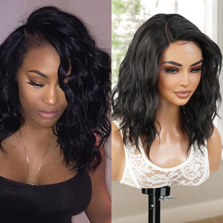 STUDIOCUT BY PROS Loose Wave Bob Wigs Lace Front wigs 14  display picture 2