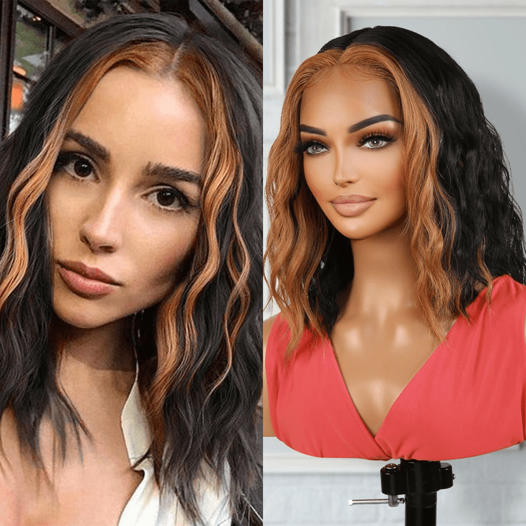 STUDIOCUT BY PROS Loose Deep Wave Layered Bob Wig for Black  display picture 2