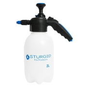 STURGID 82023 Hand Held Pump Sprayer for Lawns and Gardens or Cleaning Decks, Siding and Concrete - 1/2 Gallon (2L) with PRESSURE RELEASE VALVE