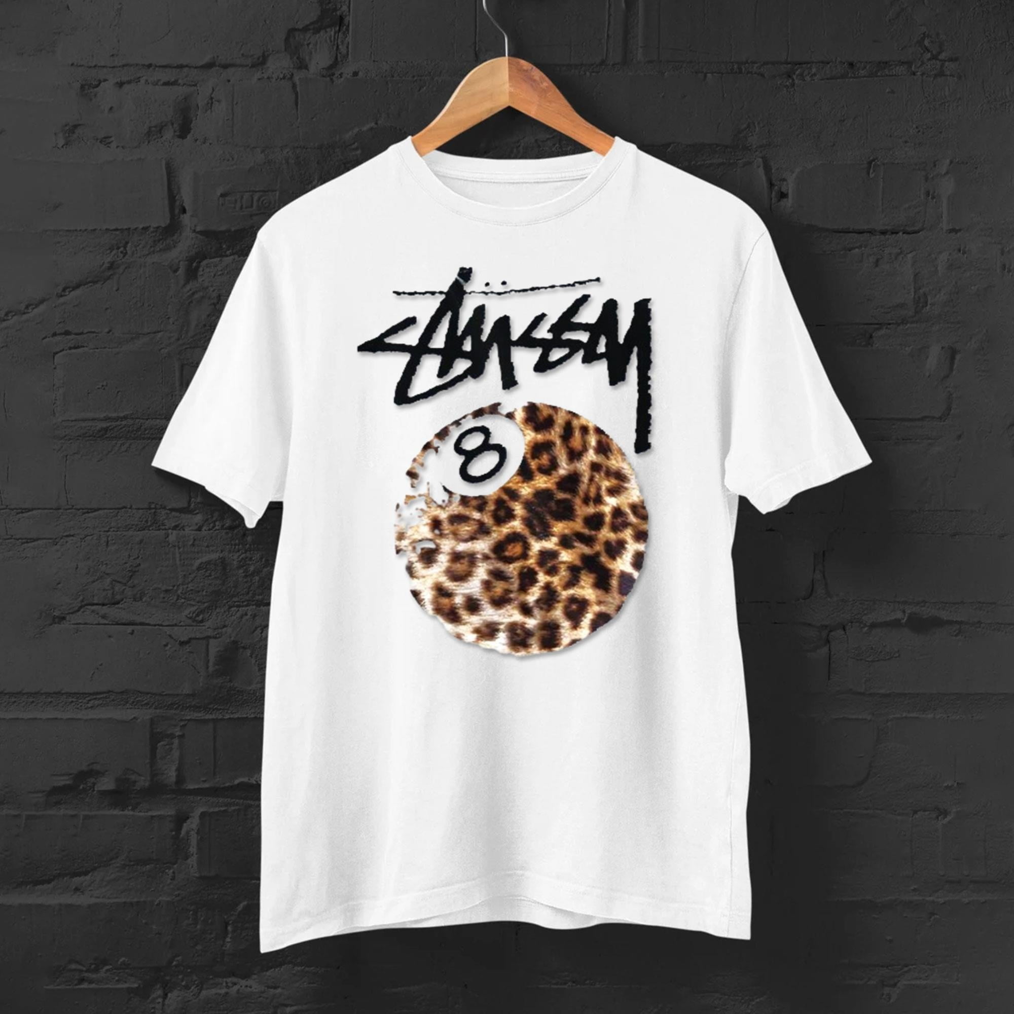 STUSSY 8 BALL T-Shirt Trendy t-shirt Custom stussy logo ball STUSSY 8 BALL T-Shirt Trendy t-shirt Custom stussy logo ball