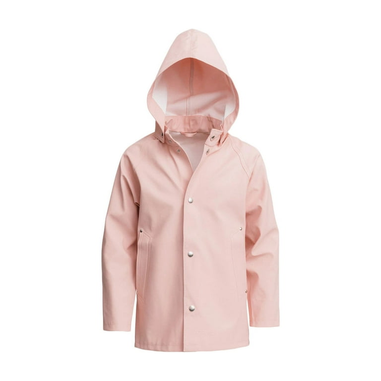 Pale pink rain jacket online