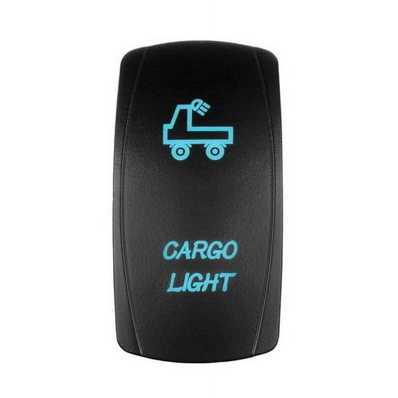 STV Motorsports Blue LED Laser Rocker Switch CARGO LIGHT